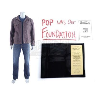 Lot # 124: Marvel's Luke Cage (TV Series) - Luke Cage's Stunt Barber Shop Return Costume and Accessories