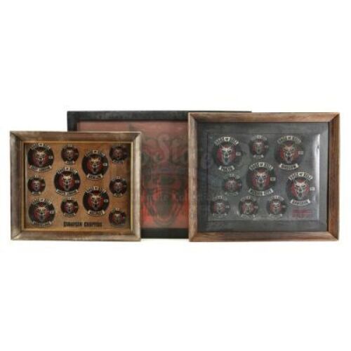 Lot # 162: Marvel's Daredevil (TV Series) - Set of Three Framed Dogs of Hell Art Pieces