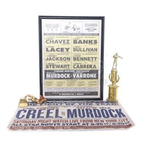 Lot # 175: Marvel's Daredevil (TV Series) - Set of Jack Murdock's Boxing Accessories