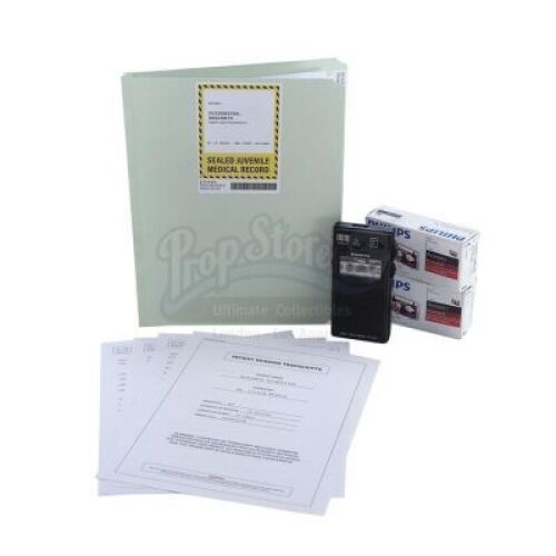 Lot # 198: Marvel's Daredevil (TV Series) - Benjamin 'Dex' Poindexter's Recorder and Tapes with Medical Records and Transcripts
