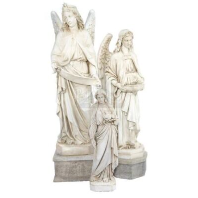 Lot # 205: Marvel's Daredevil (TV Series) - Three Crypt Statues