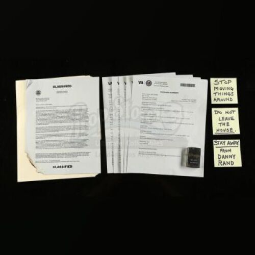 Lot # 215: Marvel's Iron Fist (TV Series) - Mary Walker's Lighter, Sticky Notes, and Personal Files