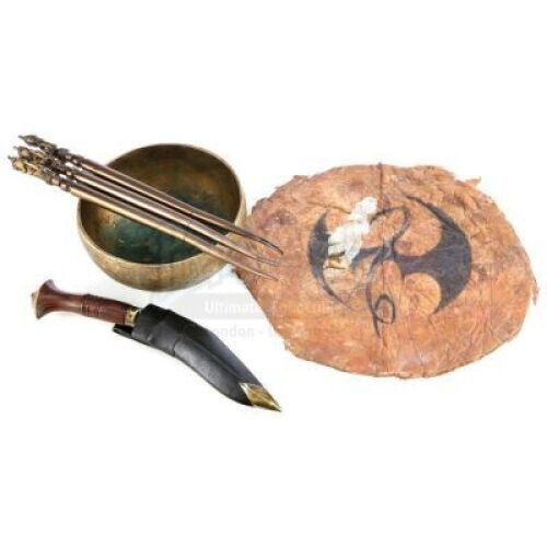 Lot # 246: Marvel's Iron Fist (TV Series) - Ceremonial Iron Fist Tattoo Set