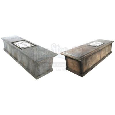 Lot # 252: Marvel's Daredevil (TV Series) - Pair of Clinton Church Caskets