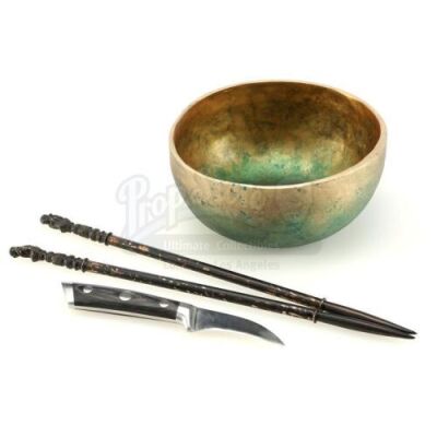 Lot # 265: Marvel's Iron Fist (TV Series) - Davos' Iron Fist Ceremony Accessories