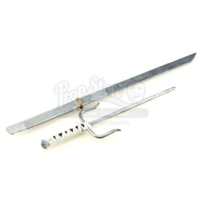 Lot # 271: Marvel's The Defenders (TV Series) - Elektra Natchios' Stunt Sai and Wakizashi Blade