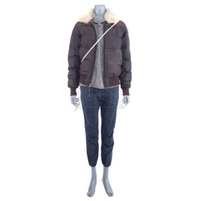 Lot # 275: Marvel's Iron Fist (TV Series) - Colleen Wing's Rhyno Confrontation Costume, Bokken, and Sling