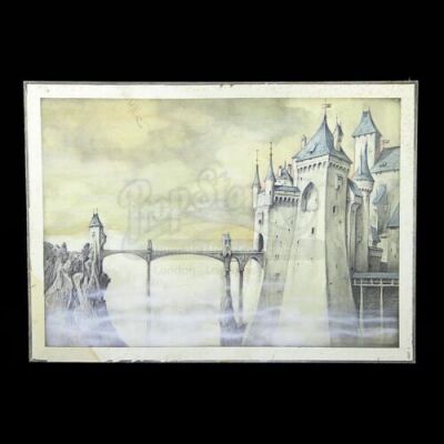 THE STORYTELLER (1987) - Brian Froud Hand-Painted Castle Bridge Production Artwork