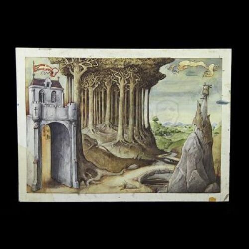 THE STORYTELLER (1987) - Brian Froud Hand-Painted Woods Production Artwork