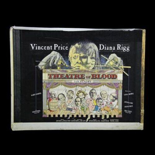 THEATRE OF BLOOD (1973) - Vic Fair Hand-Painted U.K. Quad Poster Artwork
