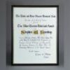 THE THEORY OF EVERYTHING (2014) - Stephen Hawking's (Eddie Redmayne) Einstein Award Certificate