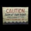 UNIVERSAL STUDIOS - "Jaws: The Ride" Sign