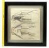 Lot #14 - ALIEN (1979) - Framed Hand-Drawn Ron Cobb Nostromo Cockpit Concept Sketch - 5