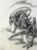 Lot #36 - ALIEN: RESURRECTION (1997) - Large Hand-Drawn Xenomorph Concept Sketch - 2