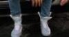 Lot #92 - BACK TO THE FUTURE PART II (1989) - Marty McFly's (Michael J. Fox) Left Nike MAG Sneaker - 19