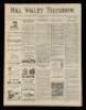 Lot #100 - BACK TO THE FUTURE PART III (1990) - Hill Valley Telegraph Newspaper