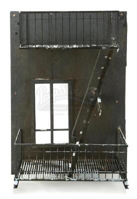 Lot #107 - BATMAN RETURNS (1992) - Exterior Building Miniature Fire Escape Staircase