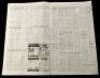 Lot #108 - BATMAN RETURNS (1992) - Gotham Globe "Thomas & Martha Wayne Murdered in Robbery" Newspaper - 3