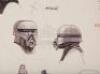 Lot #121 - BATTLESTAR GALACTICA (T.V. SERIES, 1978-1979) - Hand-Drawn Cylon Head Concepts by Ralph McQuarrie - 4