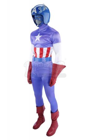 Lot #151 - CAPTAIN AMERICA (T.V. MOVIE, 1979)/CAPTAIN AMERICA II: DEATH TOO SOON (T.V. MOVIE, 1979) - Steve Rogers' (Reb Brown) Captain America Costume - 3