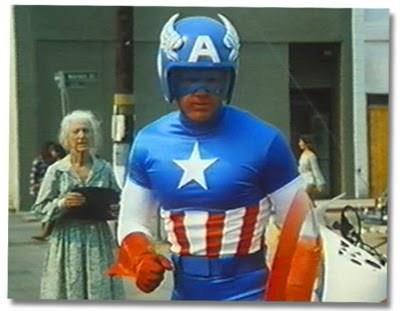Lot #151 - CAPTAIN AMERICA (T.V. MOVIE, 1979)/CAPTAIN AMERICA II: DEATH TOO SOON (T.V. MOVIE, 1979) - Steve Rogers' (Reb Brown) Captain America Costume - 11
