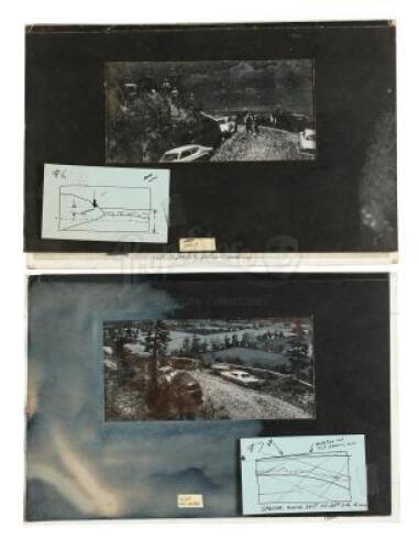 Lot #173 - CLOSE ENCOUNTERS OF THE THIRD KIND (1977) - Pair of Hand-Painted Visual Effects Storyboards