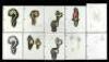 Lot #200 - DEATH BECOMES HER (1992) - Set of Hand-Drawn John Bell Pin Designs