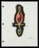 Lot #200 - DEATH BECOMES HER (1992) - Set of Hand-Drawn John Bell Pin Designs - 10