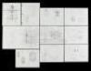 Lot #201 - DEATH BECOMES HER (1992) - Set of Hand-Drawn John Bell Potion Box Designs