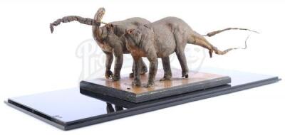 Lot #206 - DINOSAUR! (1985) - Phil Tippett Collection: Pair of Stop-Motion Brachiosaurus Puppets