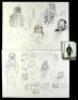 Lot #232 - EVENT HORIZON (1997) - Hand-Drawn John Mollo Spacesuit Concept Sketches and Photographs