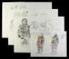 Lot #233 - EVENT HORIZON (1997) - Set of Four Hand-Drawn John Mollo Concept Sketches