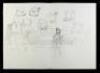 Lot #233 - EVENT HORIZON (1997) - Set of Four Hand-Drawn John Mollo Concept Sketches - 5