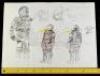 Lot #233 - EVENT HORIZON (1997) - Set of Four Hand-Drawn John Mollo Concept Sketches - 7