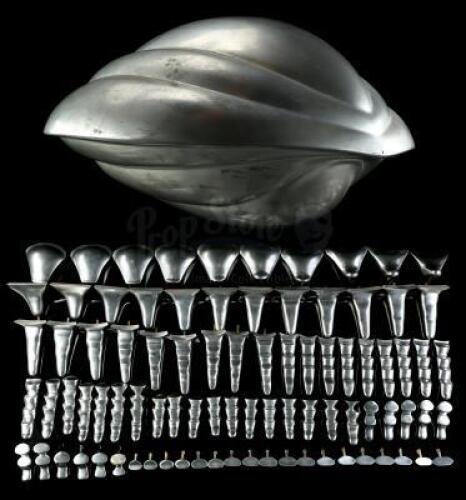 Lot #256 - FLIGHT OF THE NAVIGATOR (1986) - Trimaxion Drone Ship Model with Replacement Animation Morphing Stair Sequence