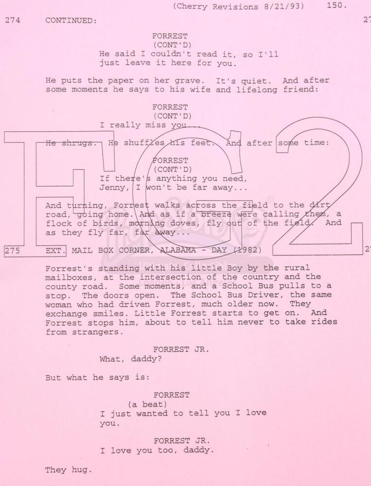 Tom Hanks Script With Notes Lot #259 - FORREST GUMP (1994) - Tom Hanks-Signed Crew Photo with Bound ...