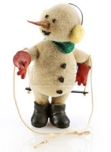 Lot #261 - FRAGGLE ROCK (T.V. Series 1983-1987) - Holiday Display Doozer Snowman with Swing