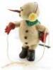 Lot #261 - FRAGGLE ROCK (T.V. Series 1983-1987) - Holiday Display Doozer Snowman with Swing - 2