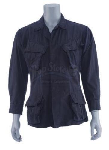 Lot #264 - STANLEY KUBRICK - Stanley Kubrick's Personal Custom-Dyed Blue Military Jacket