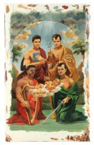 Lot #290 - GHOSTBUSTERS II (1989) - Hand-Painted Jack Johnson End Scene "Fettuccine" Concept Illustration