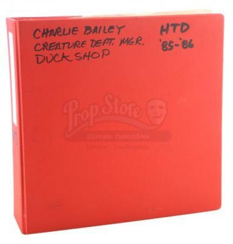 Lot #344 - HOWARD THE DUCK (1986) - Storyboard Binder