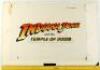 Lot #360 - INDIANA JONES AND THE TEMPLE OF DOOM (1984) - Hand-Painted Master Title Logo Artwork - 6