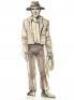 Lot #366 - INDIANA JONES AND THE TEMPLE OF DOOM (1984)/INDIANA JONES AND THE LAST CRUSADE (1989) - Hand-Drawn ILM Indiana Jones Scale Reference Cut-Out - 3