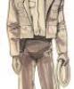 Lot #366 - INDIANA JONES AND THE TEMPLE OF DOOM (1984)/INDIANA JONES AND THE LAST CRUSADE (1989) - Hand-Drawn ILM Indiana Jones Scale Reference Cut-Out - 6