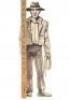 Lot #366 - INDIANA JONES AND THE TEMPLE OF DOOM (1984)/INDIANA JONES AND THE LAST CRUSADE (1989) - Hand-Drawn ILM Indiana Jones Scale Reference Cut-Out - 7