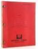 Lot #387 - JAWS (1975) - Final Draft Script - 2