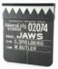 Lot #388 - JAWS (1975) - Shark Tooth Clapperboard - 5