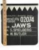 Lot #388 - JAWS (1975) - Shark Tooth Clapperboard - 10