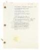 Lot #390 - JAWS: THE REVENGE (1987) - Script and Production Notes - 5