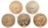 Lot #405 - JOHN WICK: CHAPTER 3 - PARABELLUM (2019) - Set of Five High Table Currency Coins - 2